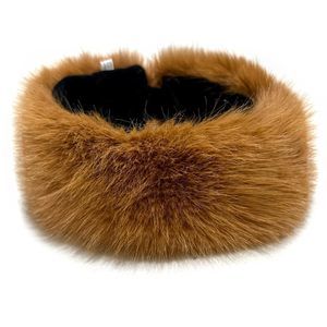 Faux Fur Headband For Women Warm Winter Earmuff Gift For Her Ski Outdoor Ear😋
